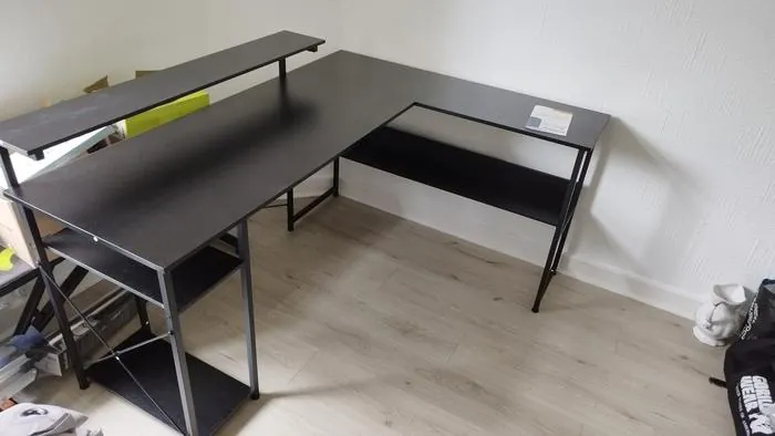 L-shaped desk